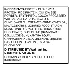3 Pack Equate Plant-Based Protein Powder Supplement, Rich Chocolate, 14.1 oz Pk