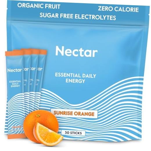 Energy Booster – Organic Caffeine, B12 & 30 Servings (Pack of 1) Orange