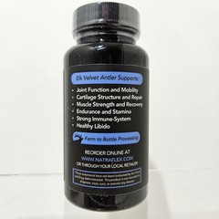 NATRAFLEX Velvet Antler 250mg 90 Caps Joints Strength Recovery Energy Exp 10/27