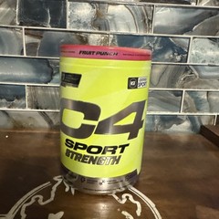 C4 Sport Strength, Pre-Workout, Fruit Punch 14.5oz 03/26 ENERGY Endurance SEALED