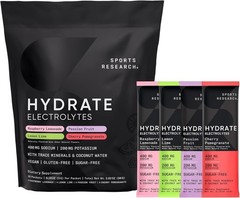 Electrolyte Hydration Powder Packets Sugar Free Variety Pack 16 Count
