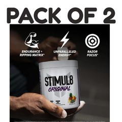 FINAFLEX STIMUL8 Pre-Workout – Fruit Punch – 35 Servings – Pack of 2
