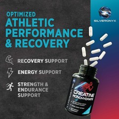 Creatine Monohydrate Capsules 3000mg – Micronized 120 Count (Pack of 1)
