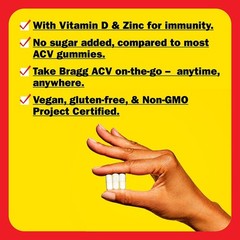 BRAGG Apple Cider Vinegar 90 Capsules – 750 Mg Acetic Acid EXP 05/2028 NEW