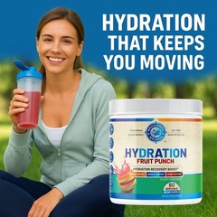 Hydration Electrolyte Powder Supplement. USA Made.