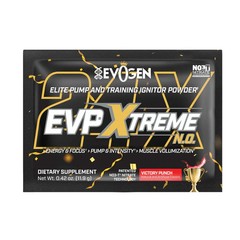 20 Evogen EVP Xtreme N.O. Pre-Workout + 20 EVP 3D Travel Packets VICTORY PUNCH