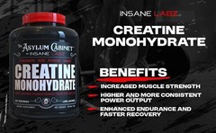 Caffeine-Free Creatine Monohydrate – 60 Servings to Elevate Muscle Performance