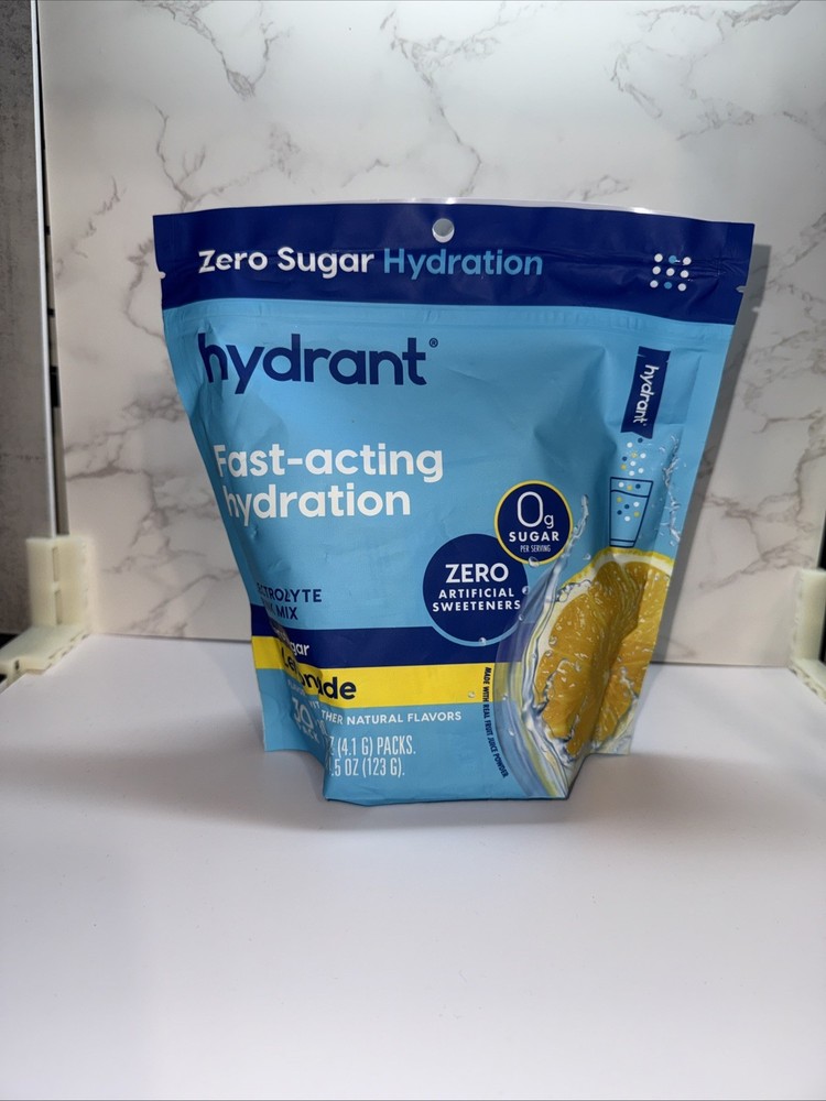 Hydrant Hydrate No Added Sugar Individual Hydration Electrolyte Powder Stick