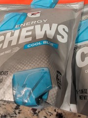 Gatorade Energy Chews Cool Blue Caffeine Free 2 Pack 60 Chews Total Exp 02/2027