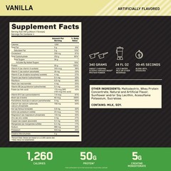 «Optimum Nutrition Serious Mass, Vanilla, Weight Gainer Protein Powder, Mass Gai
