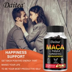 Maca Root Capsules 10,000mg | 120 Caps | Red, Yellow, Black Maca Supplements