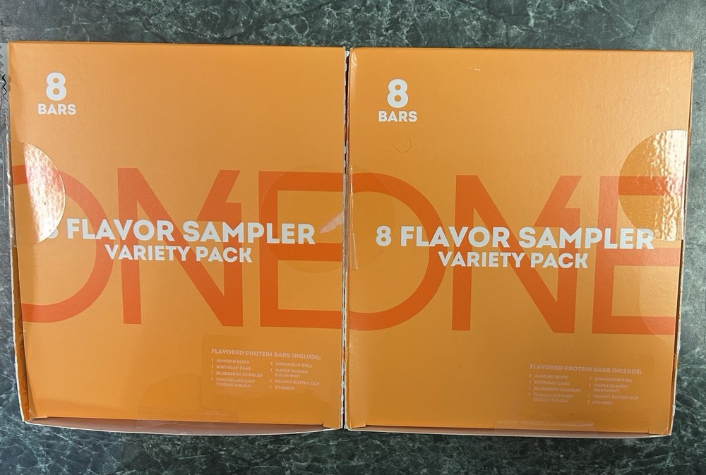 16-ONE Protein Bars. 2-8-Flavor Sampler Variety Pack
