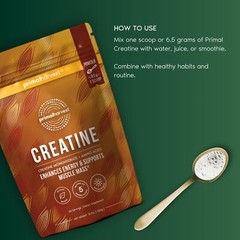 Primal Harvest Creatine Powder Supplement Muscle Growth Recovery Strength