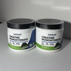 Nutricost Creatine Monohydrate Powder Bold Citrus 5g Unisex Bodybuilding 2 PACK
