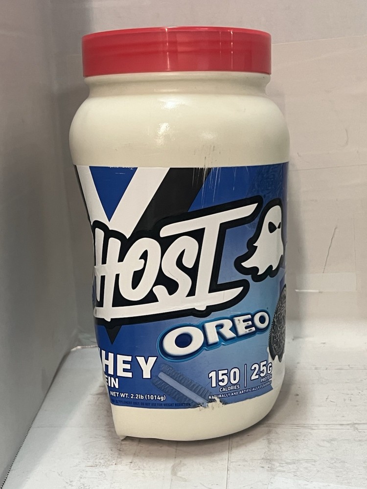 Ghost 100% Whey Protein Powder 2.2lb OREO Keto Brand New Exp10/27