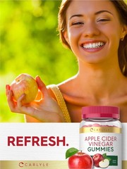Carlyle Vegan Apple Cider Vinegar Gummies | 75 Count | 75 (Pack of 1)