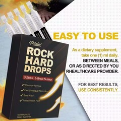 Rock Hard Drops – Maca Root, L-Arginine,Energy, Endurance & Athletic Performance