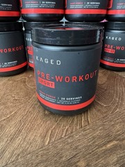 Kaged Sport Pre Workout Fruit Punch 20 Servings 188mg Caffeine Energy Boost