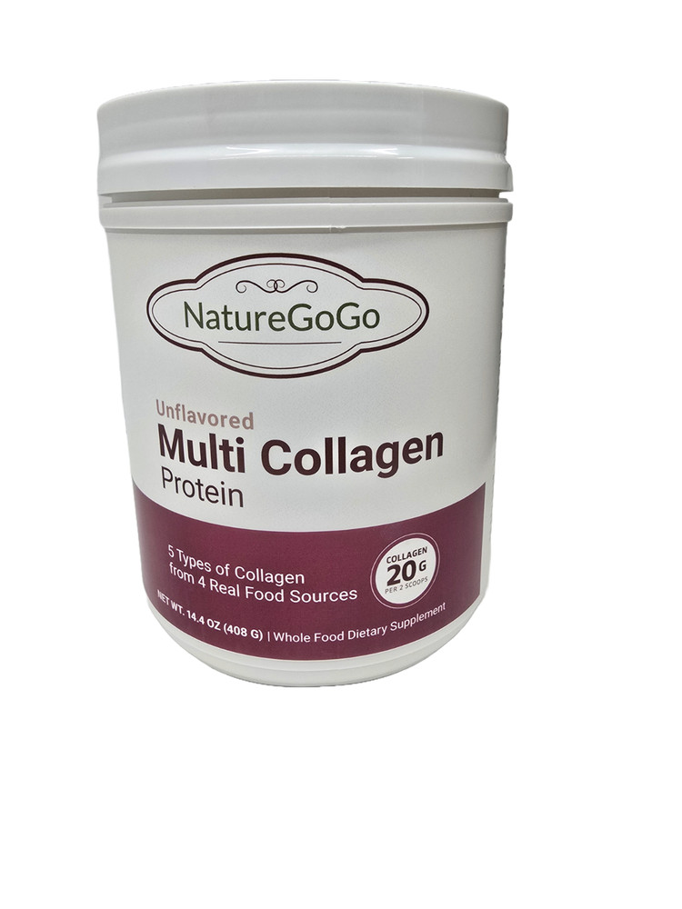 Naturegogo Unflavored Multi Collagen Protein 14.4 oz (EXP:12/2026)