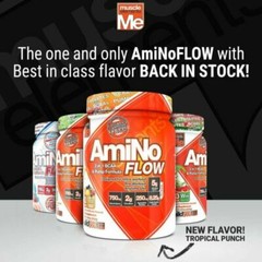 Muscle Elements Amino Flow BCAA 2:1:1 Intra Workout TROPICAL PUNCH (30 Servings)