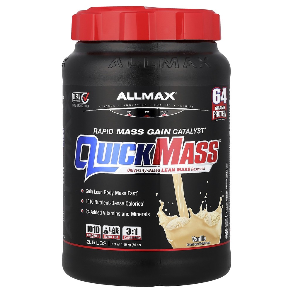 QuickMass®, Rapid Mass Gain Catalyst, Vanilla, 3.5 lbs (1.59 kg)