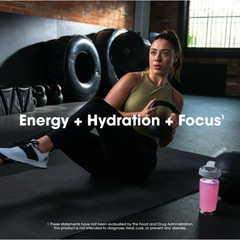 Optimum Nutrition Amino Energy Hydration + Focus Powder, Strawberry Burst 9.5 oz