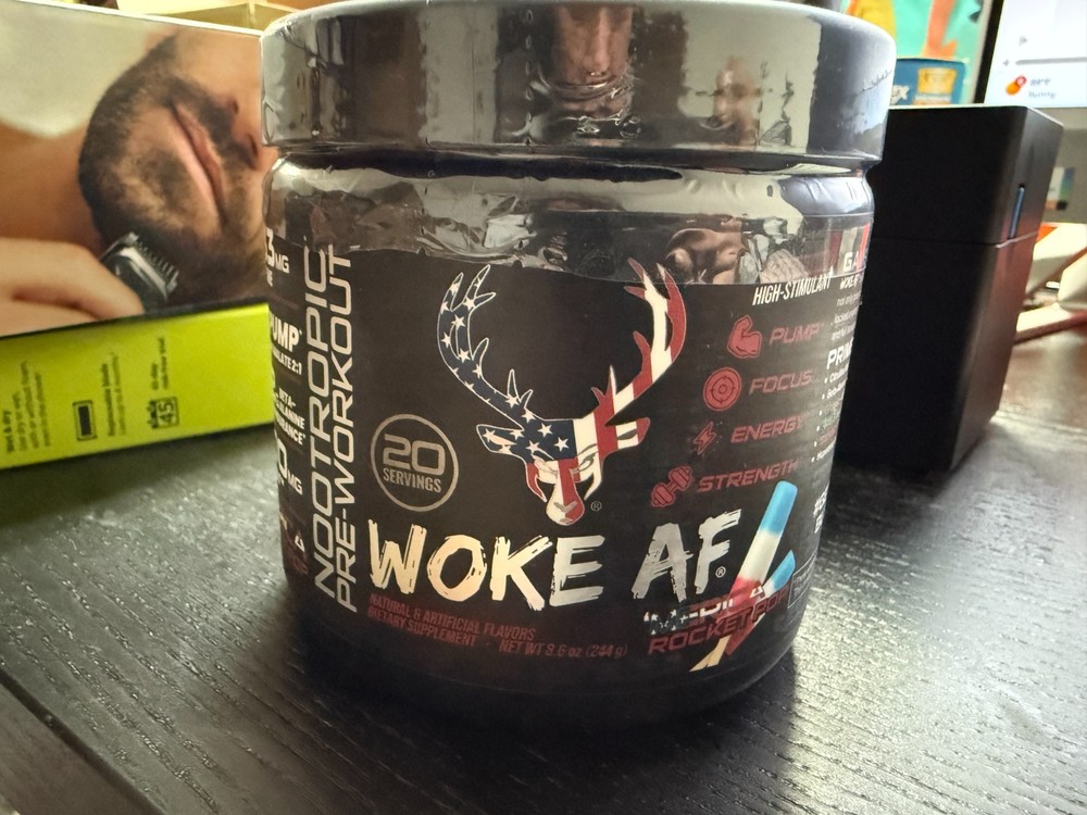 Bucked Up – Woke AF – «Merica Rocket Pop» Nootropic Preworkout – Exp 2027