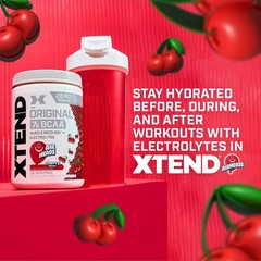 Xtend Original BCAA 7g Air Heads Cherry Flavor, 30 Servings, Exp 9/2027