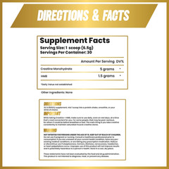 Creatine HMB – HMB Creatine – for Muscle Growth, Increased Strength, Enhanced En