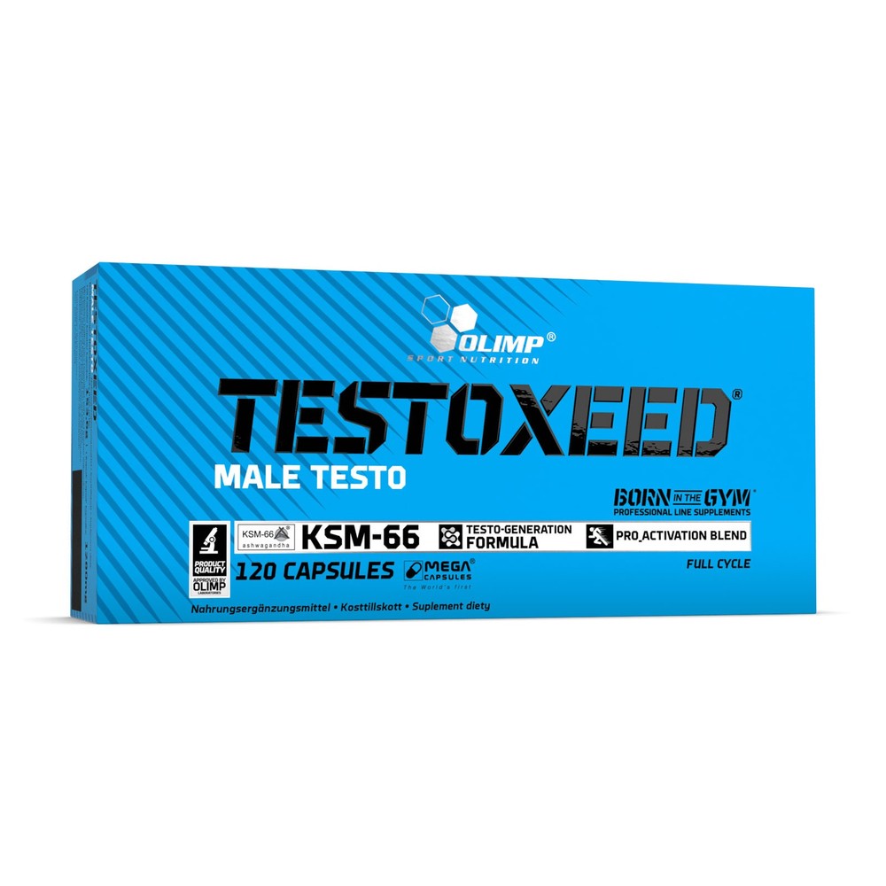 TESTOXEED 120-240 Capsules – Testosterone Booster with DAA, Ashwagandha & Zinc