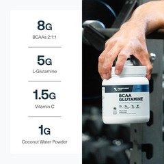 Transparent Labs BCAA Glutamine – 8000 Mg of BCAA Powder with L Glutamine for…