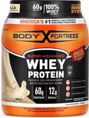 Body Fortress Super Advanced Whey Protein Powder varieties flovor and size