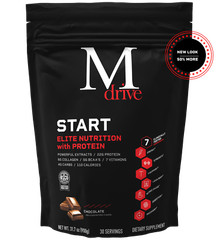 MDRIVE START Whey Pea Protein Powder KSM66 Ashwagandha Caffeine Energy MdriveDan