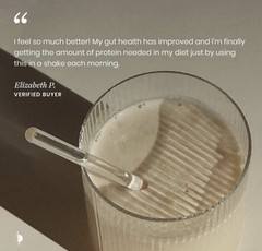 Perelel Triple-Support Protein Powder No Added Sugar Creamy Vanilla 19.9 oz