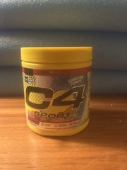 Cellucor C4 SPORT Pre-Workout 8.9oz Hawaiian Punch FRUIT JUICY RED EXP2027+ NEW