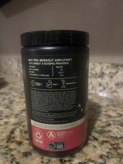 NEW! Optimum Nutrition Pre-Workout Amplifier 13.4oz (20 servings) Tropical Punch