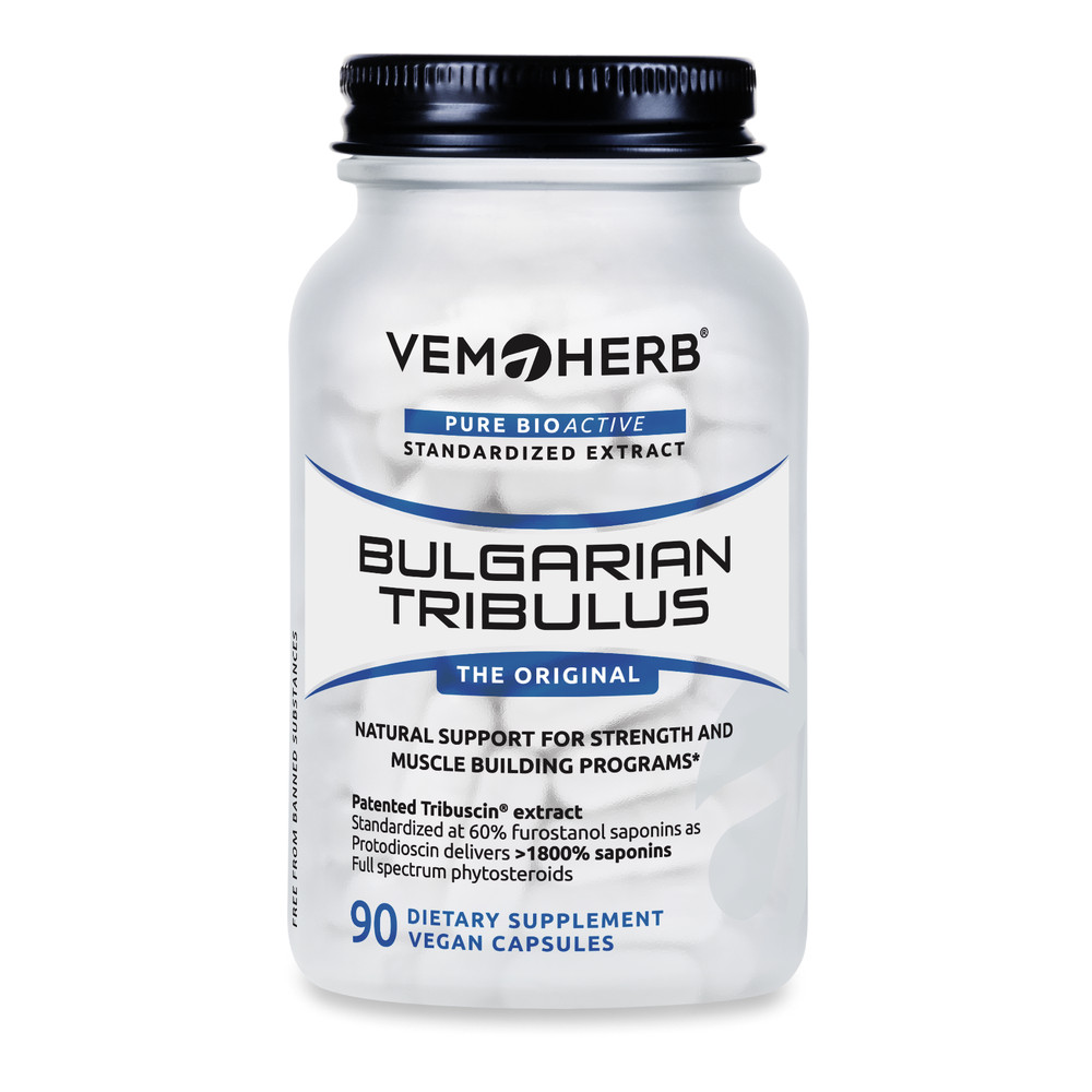 VEMOHERB BULGARIAN TRIBULUS – the original Tribulus from Bulgaria (90 vegan caps