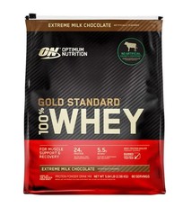 Optimum Nutrition Gold Standard 100% Whey Protein, rBST Free, 80 Servings