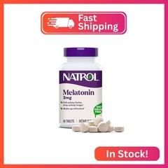 Natrol Melatonin 3 mg, Dietary Supplement for Restful Sleep, Sleep Supplements f