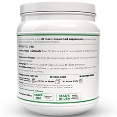 Creatine Monohydrate Powder 5000mg – 5 Grams Per Serving