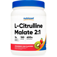 Nutricost L-Citrulline Malate 2:1 Powder 600g Strawberry Kiwi Pre Workout