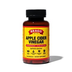 Bragg Apple Cider Vinegar Capsules 90 Count Non-gmo Vegan Sugar Free