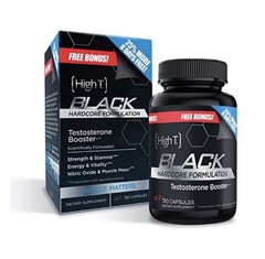 High T Black Testosterone Booster Supplements Strength -Stamina -Sex Drive 120