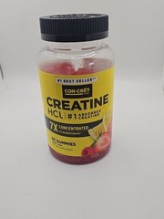 CON-CRET Creatine HCl Gummies for Men & Women | Muscle, Cognitive, Cellular