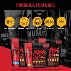 Mutant Mass Extreme Gainer – Whey Protein Powder – Build Muscle Size and Strengt