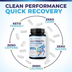 Electrolytes Supplement – Sugar Free, Advanced 120 Count (Pack of 1)