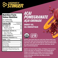 Honey Stinger Organic Acai Pomegranate 1.1 Ounce (Pack of 24), Multicolor