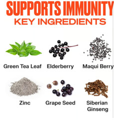 VitaHustle Electrolyte Hydration Immunity Drink Mix, Caffeine Free Stick Packs