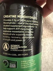 Optimum Nutrition Micronized Creatine Monohydrate Capsules 2.5 Grams per Serving