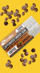 Energy Chewing Gum 100mg Caffeine Chews for Alertness Awake Focus 3pk (24 count)